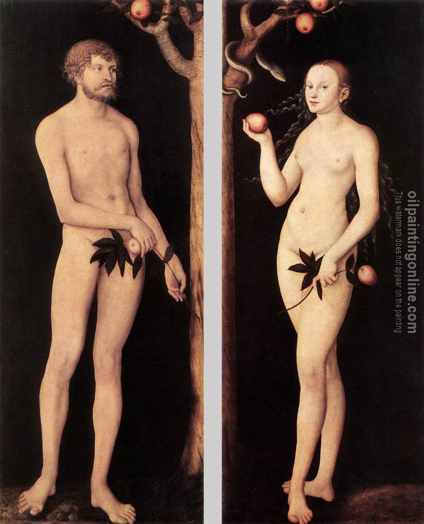 Lucas il Vecchio Cranach - Adam and Eve